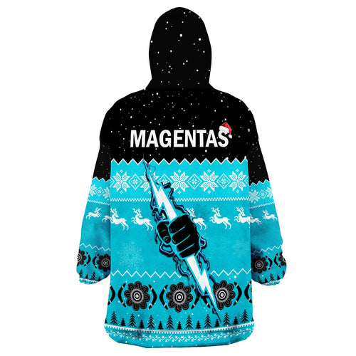 port-adelaide-football-wearable-blanket-hoodie-magentas-indigenous-merry-christmas