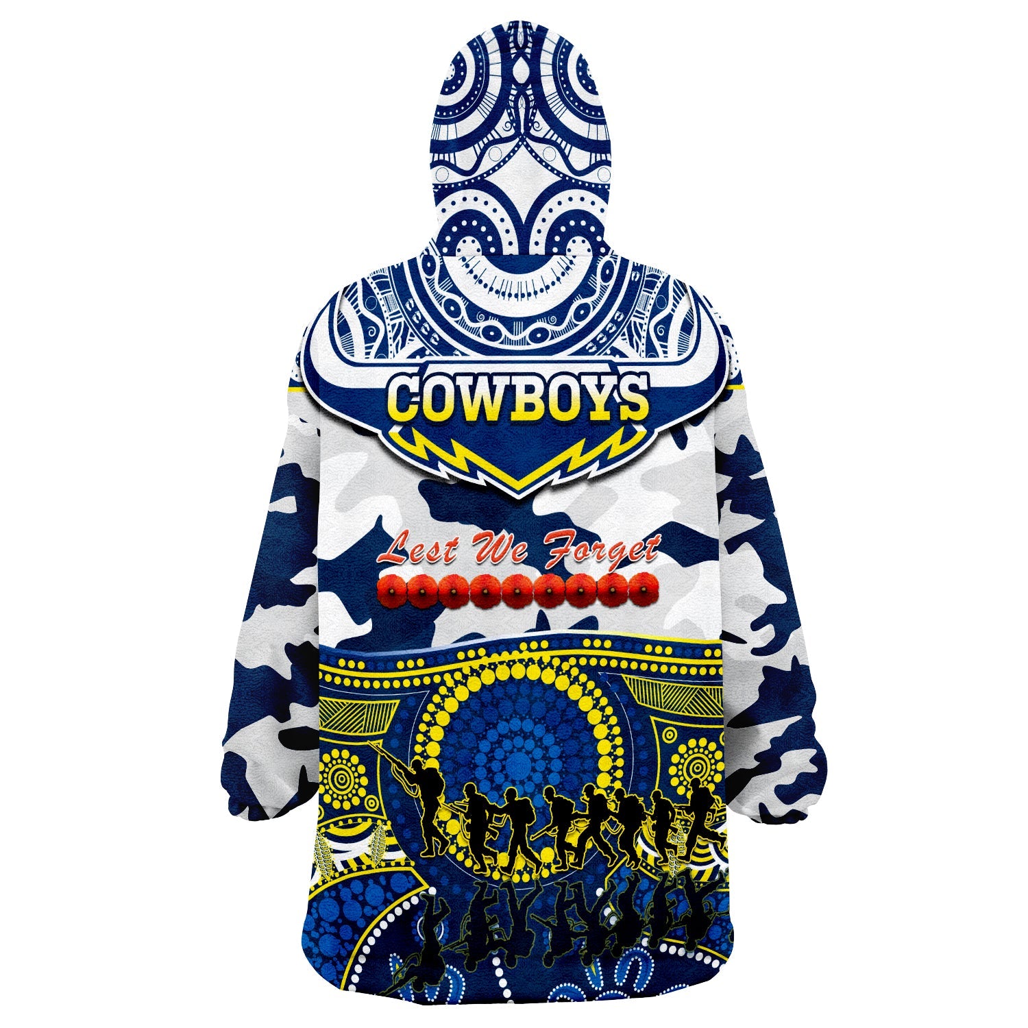 cowboys-rugby-anzac-wearable-blanket-hoodie-indigenous-poppy-mix-camouflage