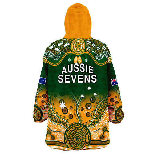 australia-rugby-wearable-blanket-hoodie-aussie-sevens-green-indigenous