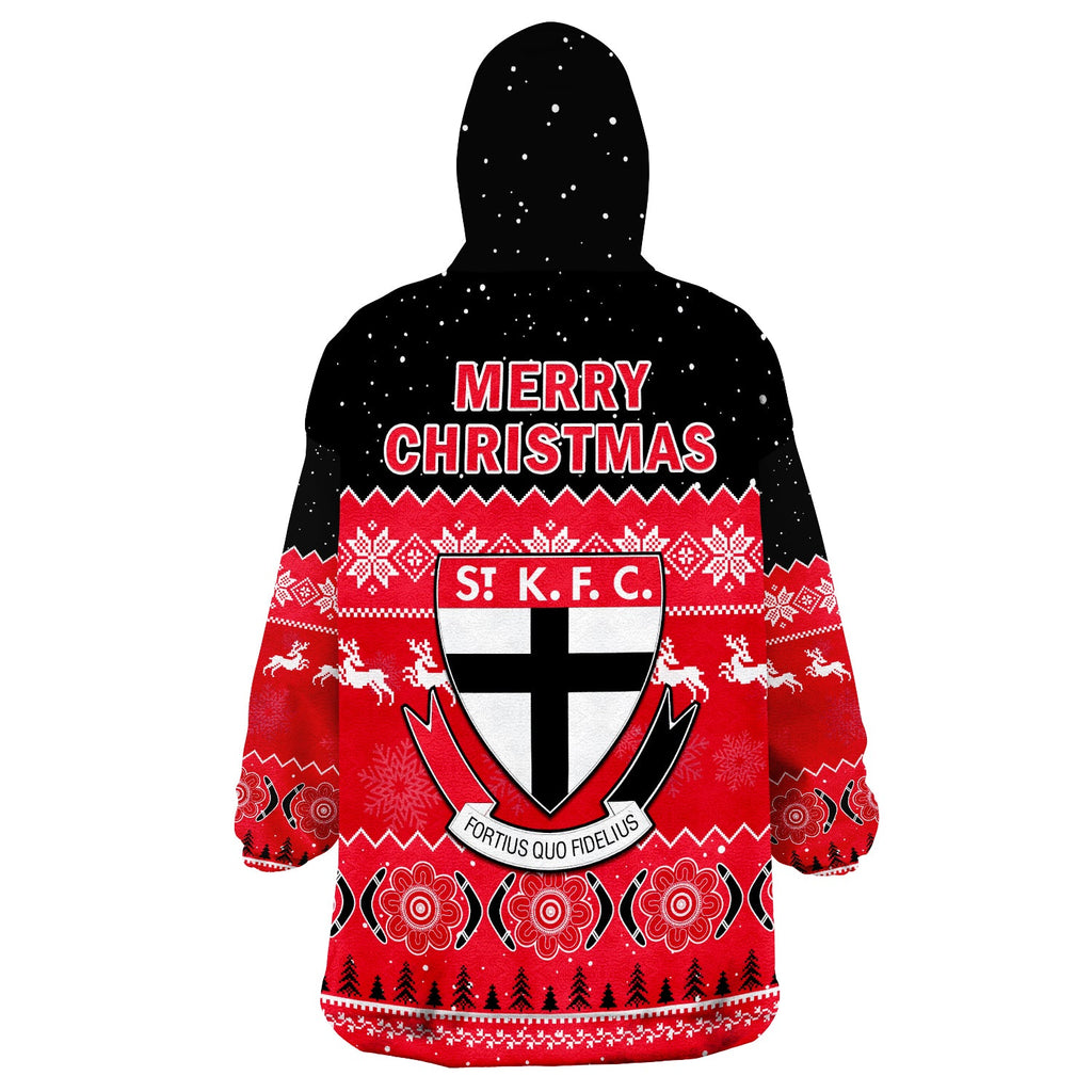 st-kilda-football-wearable-blanket-hoodie-saints-indigenous-merry-christmas