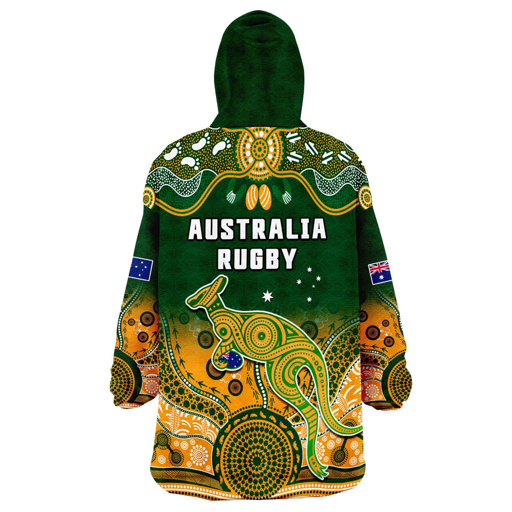 australia-rugby-wearable-blanket-hoodie-wallabies-kangaroo-green-aboriginal