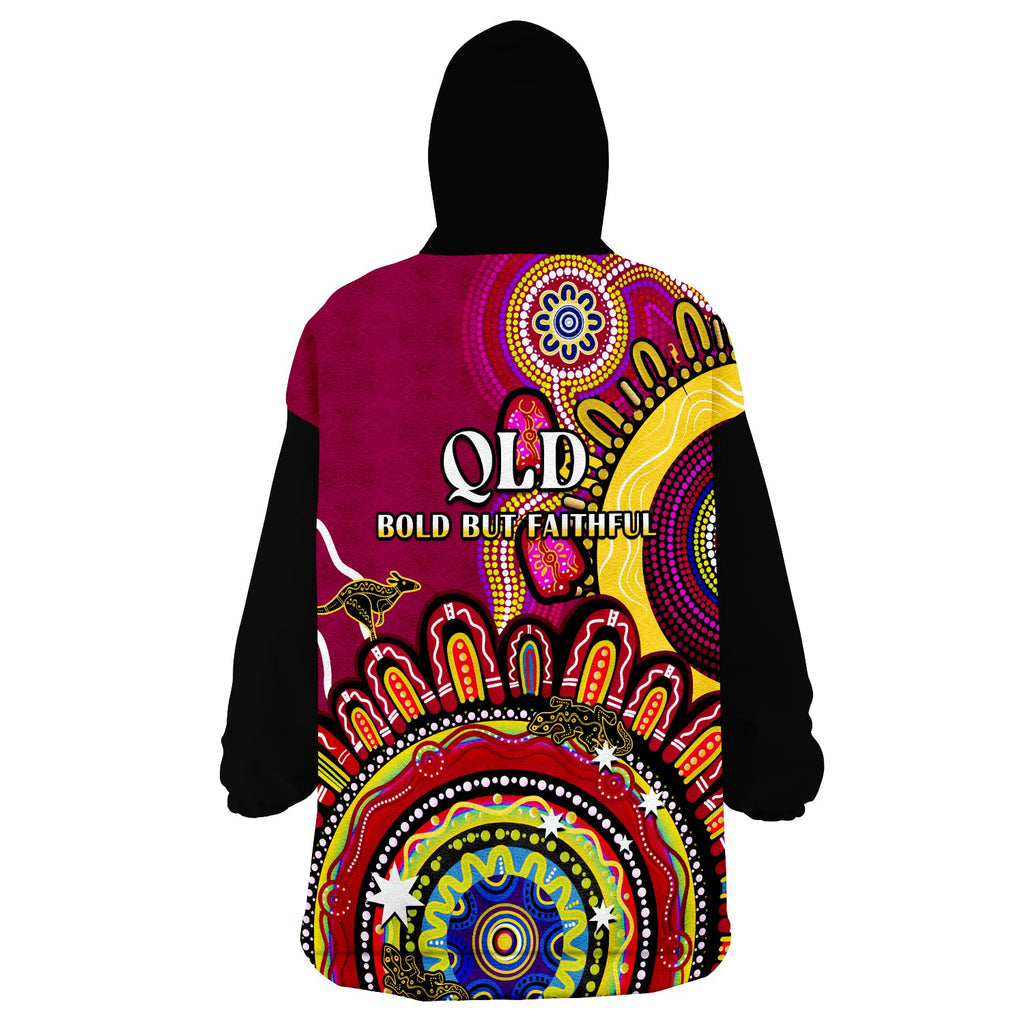 queensland-state-wearable-blanket-hoodie-qld-australian-indigenous-art