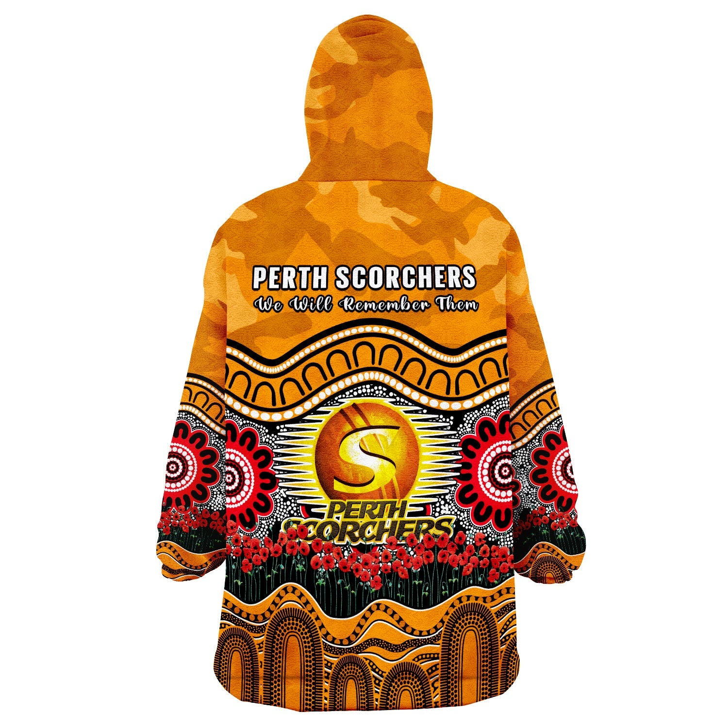perth-scorchers-cricket-anzac-wearable-blanket-hoodie-poppy-aboriginal-camouflage