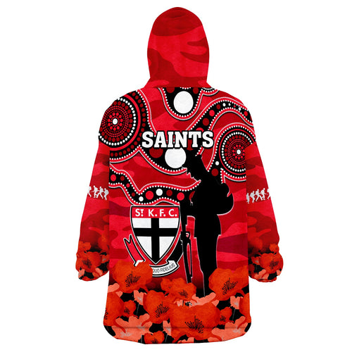 st-kilda-football-anzac-2023-wearable-blanket-hoodie-saints-aboriginal-mix-poppy-camouflage