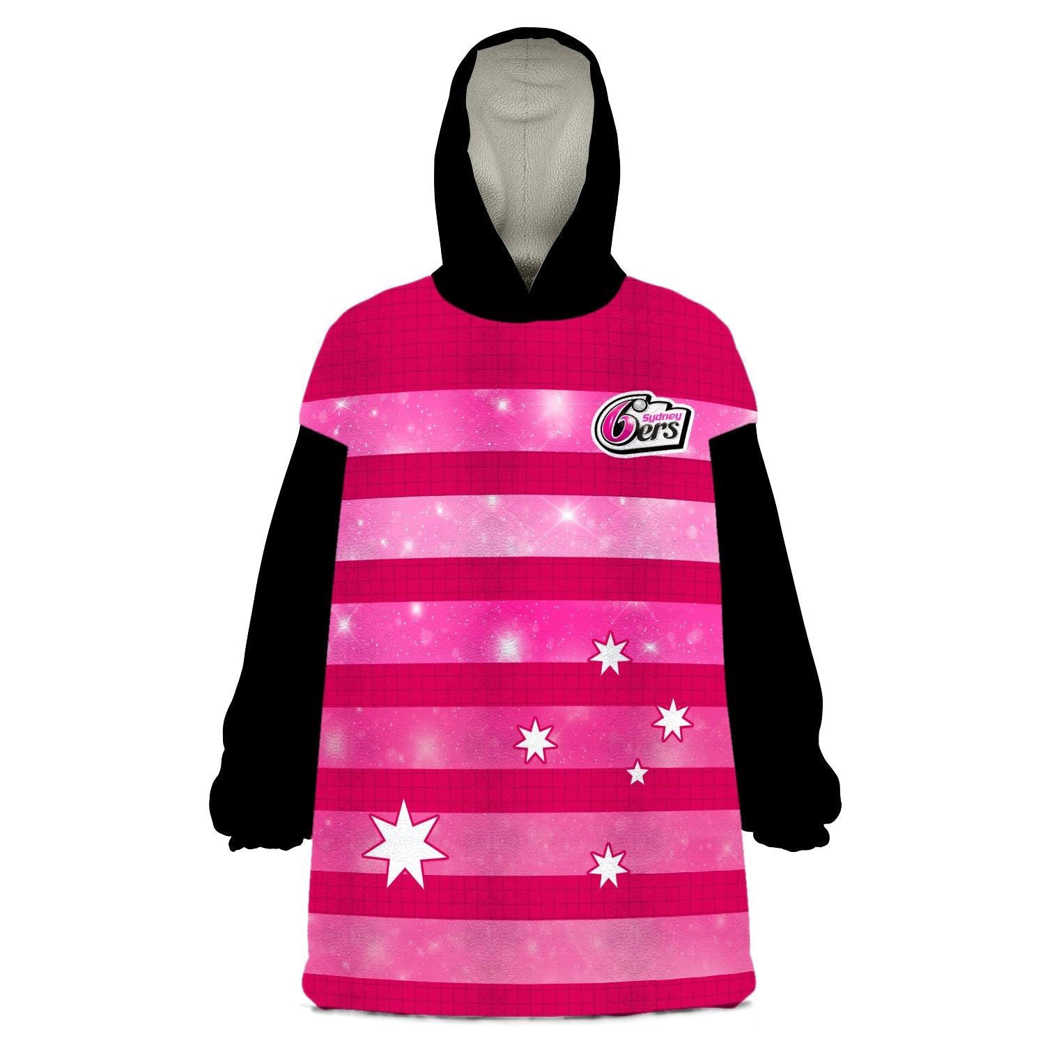 sydney-sixers-cricket-wearable-blanket-hoodie-galaxy-star-simple-ver02