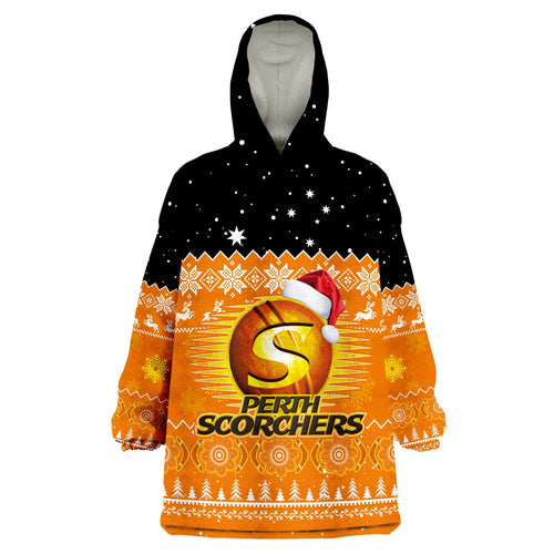 custom-personalised-perth-scorchers-cricket-wearable-blanket-hoodie-aboriginal-merry-christmas