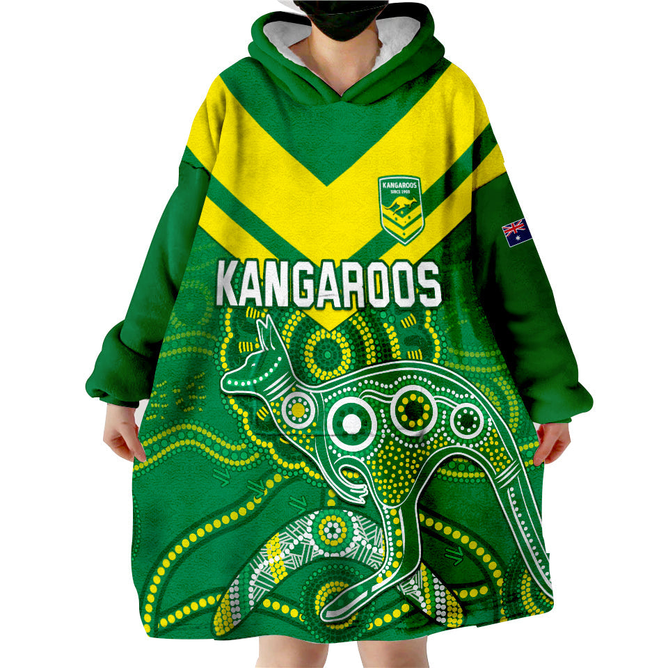 custom-text-and-number-australia-rugby-wearable-blanket-hoodie-kangaroos-boomerang-aboriginal