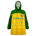 custom-text-and-number-australia-soccer-wearable-blanket-hoodie-socceroos-dots-kangaroo-simple-style