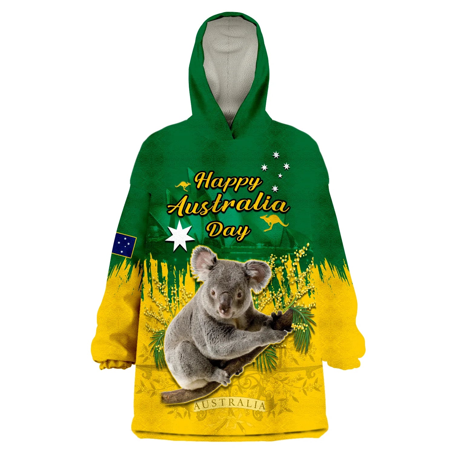 custom-personalised-australia-day-wearable-blanket-hoodie-koala-sydney-opera-house-national-color