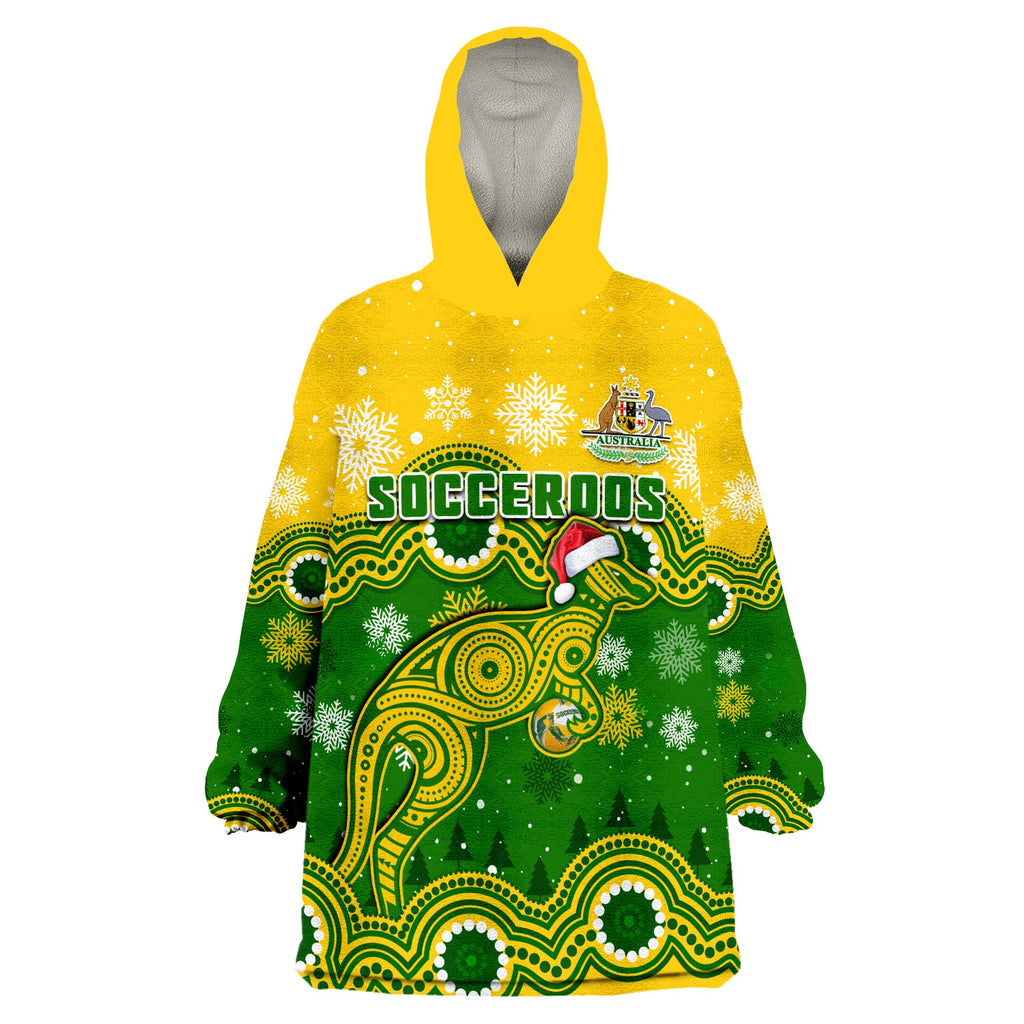 custom-personalised-australia-soccer-christmas-wearable-blanket-hoodie-socceroos-indigenous-kangaroo