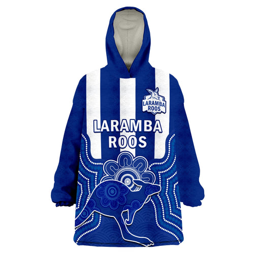 custom-text-and-number-laramba-football-wearable-blanket-hoodie-roos-aboriginal-art