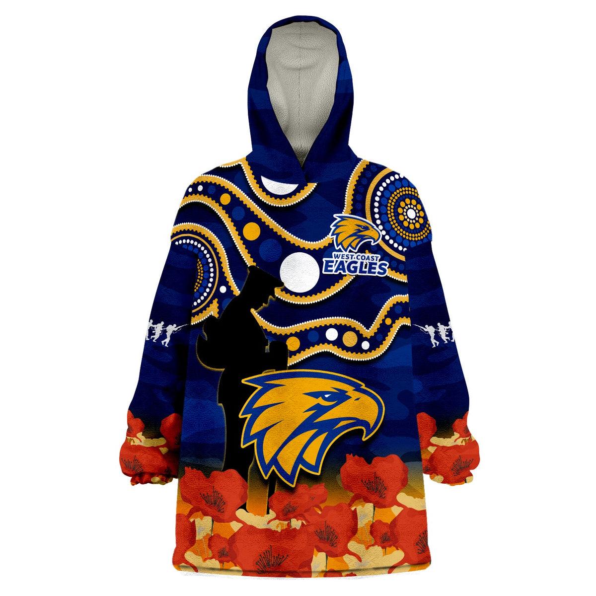 eagles-football-anzac-2023-wearable-blanket-hoodie-west-coast-indigenous-mix-poppy-camouflage