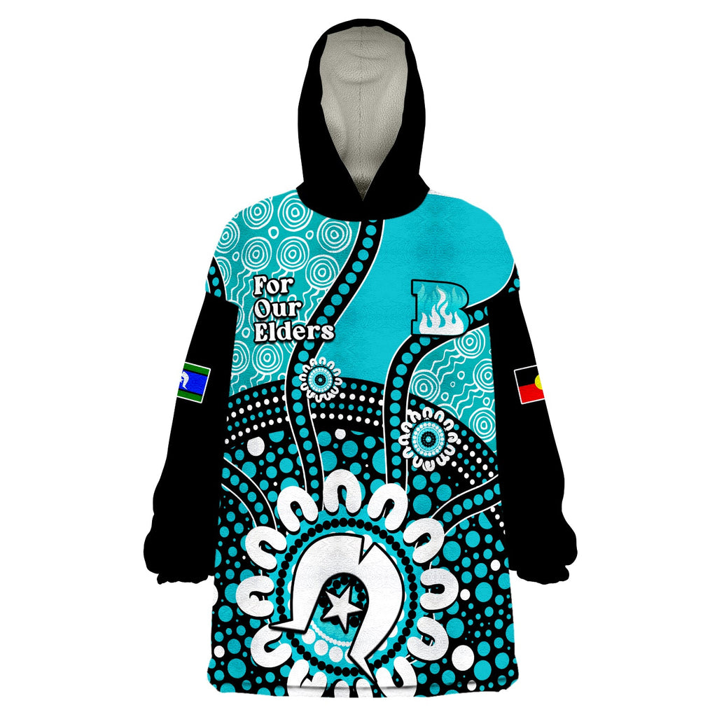 brisbane-heat-naidoc-2023-wearable-blanket-hoodie-indigenous-for-our-elders
