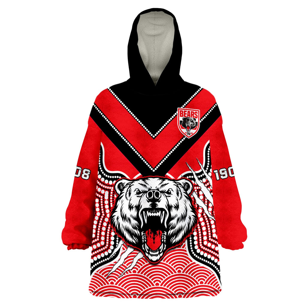 custom-text-and-number-north-sydney-rugby-wearable-blanket-hoodie-bears-1908-indigenous-pattern