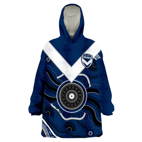 melbourne-victory-football-wearable-blanket-hoodie-indigenous-style