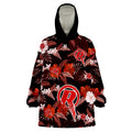 custom-text-and-number-melbourne-renegades-cricket-wearable-blanket-hoodie-aboriginal-art-mix-tropical-flowers