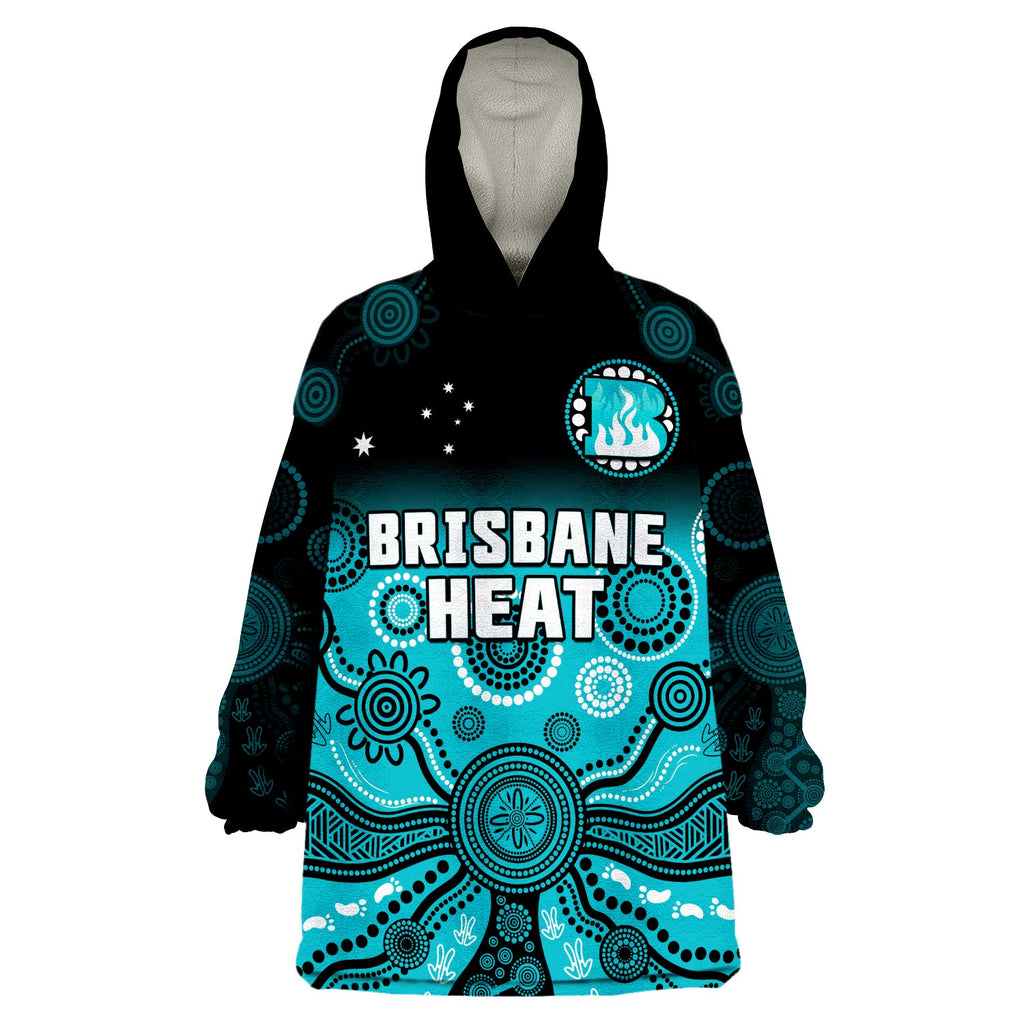 custom-text-and-number-brisbane-heat-wearable-blanket-hoodie-gradient-aboriginal-dot-painting