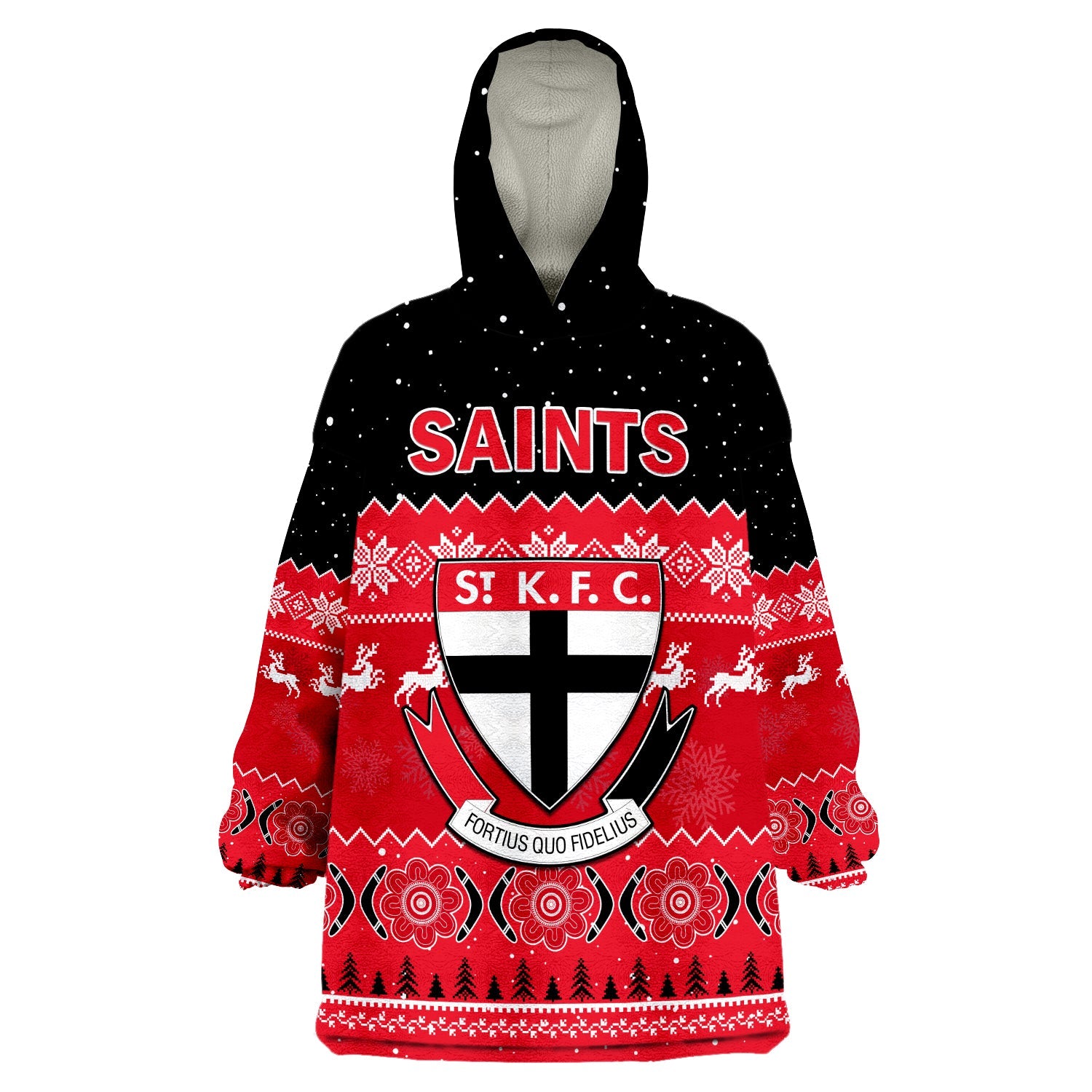 st-kilda-football-wearable-blanket-hoodie-saints-indigenous-merry-christmas