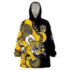 custom-text-and-number-richmond-football-naidoc-2023-wearable-blanket-hoodie-tigers-for-our-elders-indigenous-art