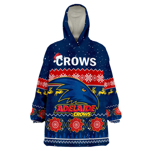 adelaide-football-wearable-blanket-hoodie-crows-indigenous-merry-christmas