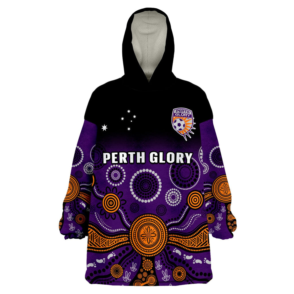 perth-glory-football-wearable-blanket-hoodie-aboriginal-art