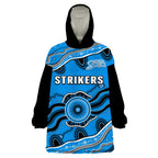 adelaide-strikers-cricket-wearable-blanket-hoodie-aboriginal-painting