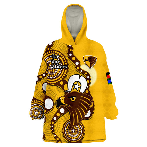 hawthorn-football-naidoc-2023-wearable-blanket-hoodie-hawks-for-our-elders-indigenous