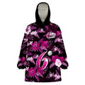 sydney-sixers-cricket-wearable-blanket-hoodie-aboriginal-art-mix-tropical-flowers