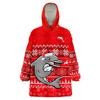 custom-personalised-dolphins-rugby-wearable-blanket-hoodie-indigenous-merry-christmas