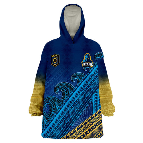 gold-coast-titans-rugby-wearable-blanket-hoodie-pasifika-gradient-polynesian-pattern