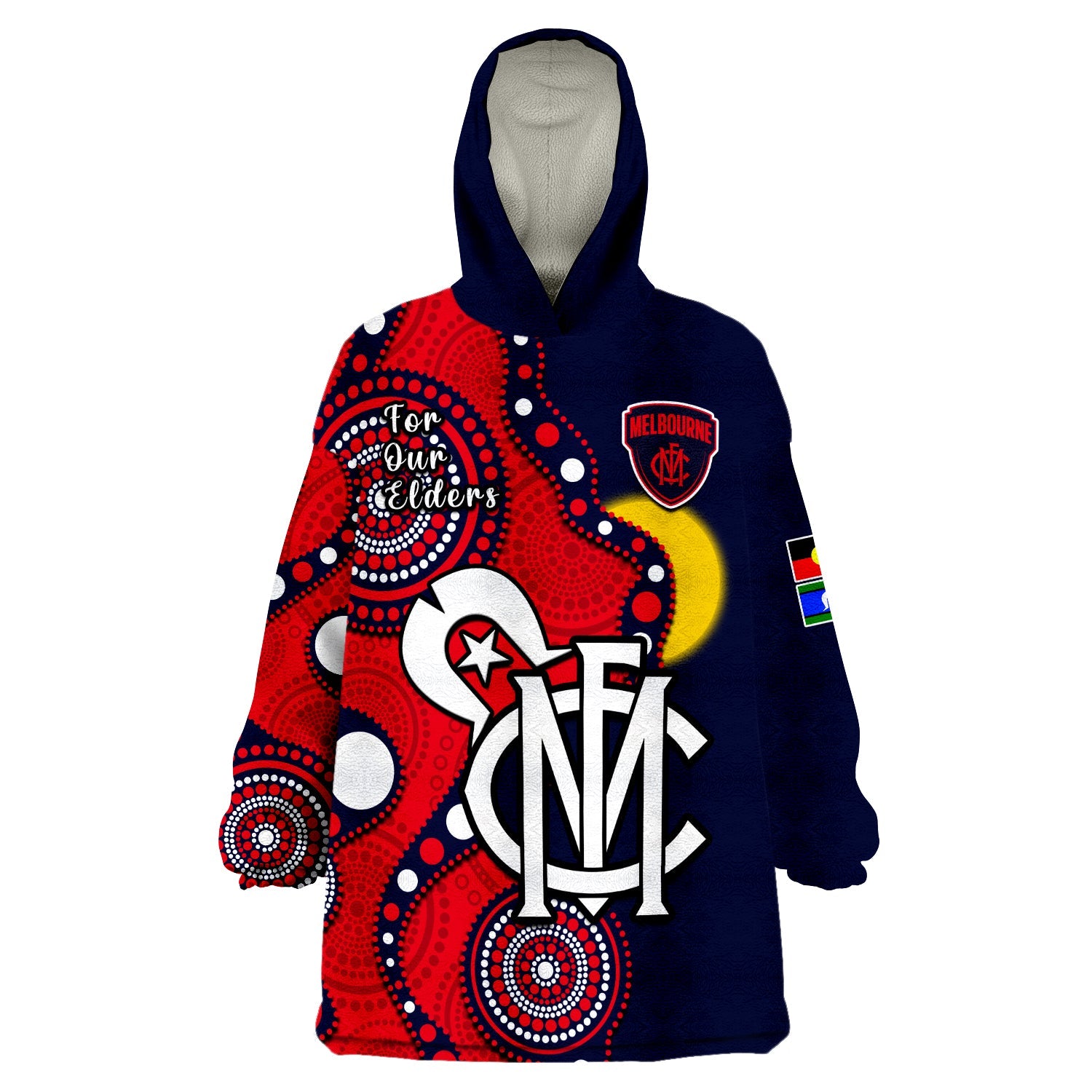 custom-text-and-number-melbourne-football-naidoc-2023-wearable-blanket-hoodie-demons-for-our-elders-indigenous