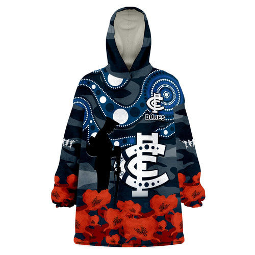 carlton-football-anzac-2023-wearable-blanket-hoodie-blues-aboriginal-mix-poppy-camouflage