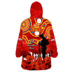 gold-coast-football-anzac-2023-wearable-blanket-hoodie-suns-aboriginal-mix-poppy-camouflage