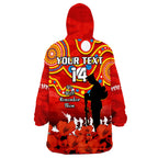 custom-text-and-number-gold-coast-football-anzac-2023-wearable-blanket-hoodie-suns-aboriginal-mix-poppy-camouflage