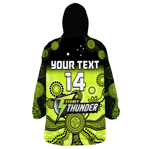 custom-text-and-number-thunder-wearable-blanket-hoodie-sydney-gradient-aboriginal-art