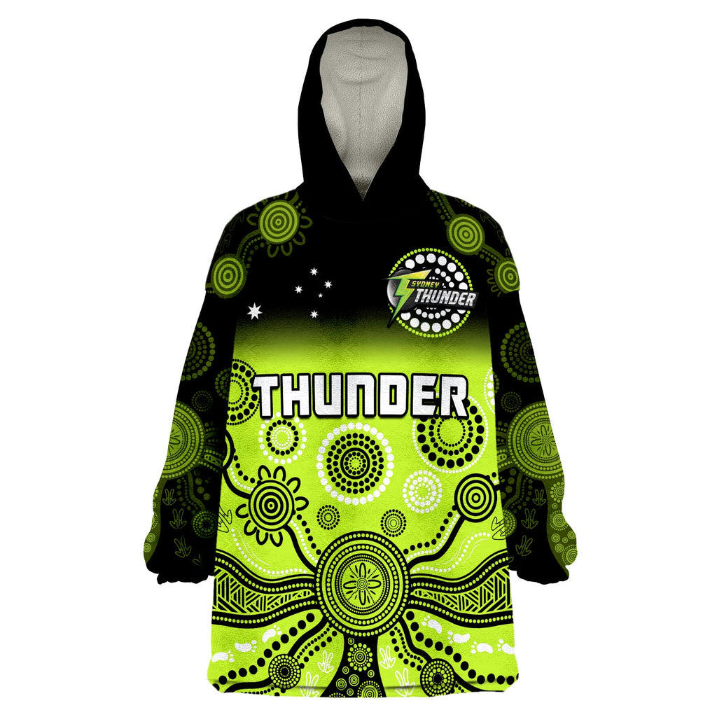 custom-text-and-number-thunder-wearable-blanket-hoodie-sydney-gradient-aboriginal-art