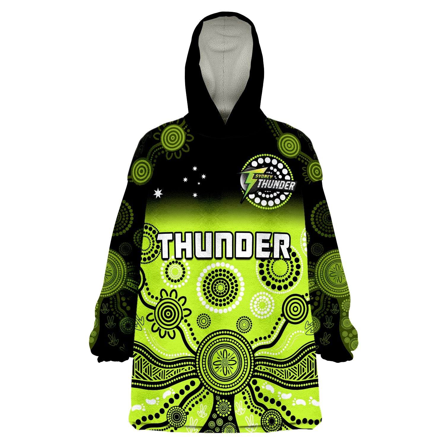 custom-text-and-number-thunder-wearable-blanket-hoodie-sydney-gradient-aboriginal-art