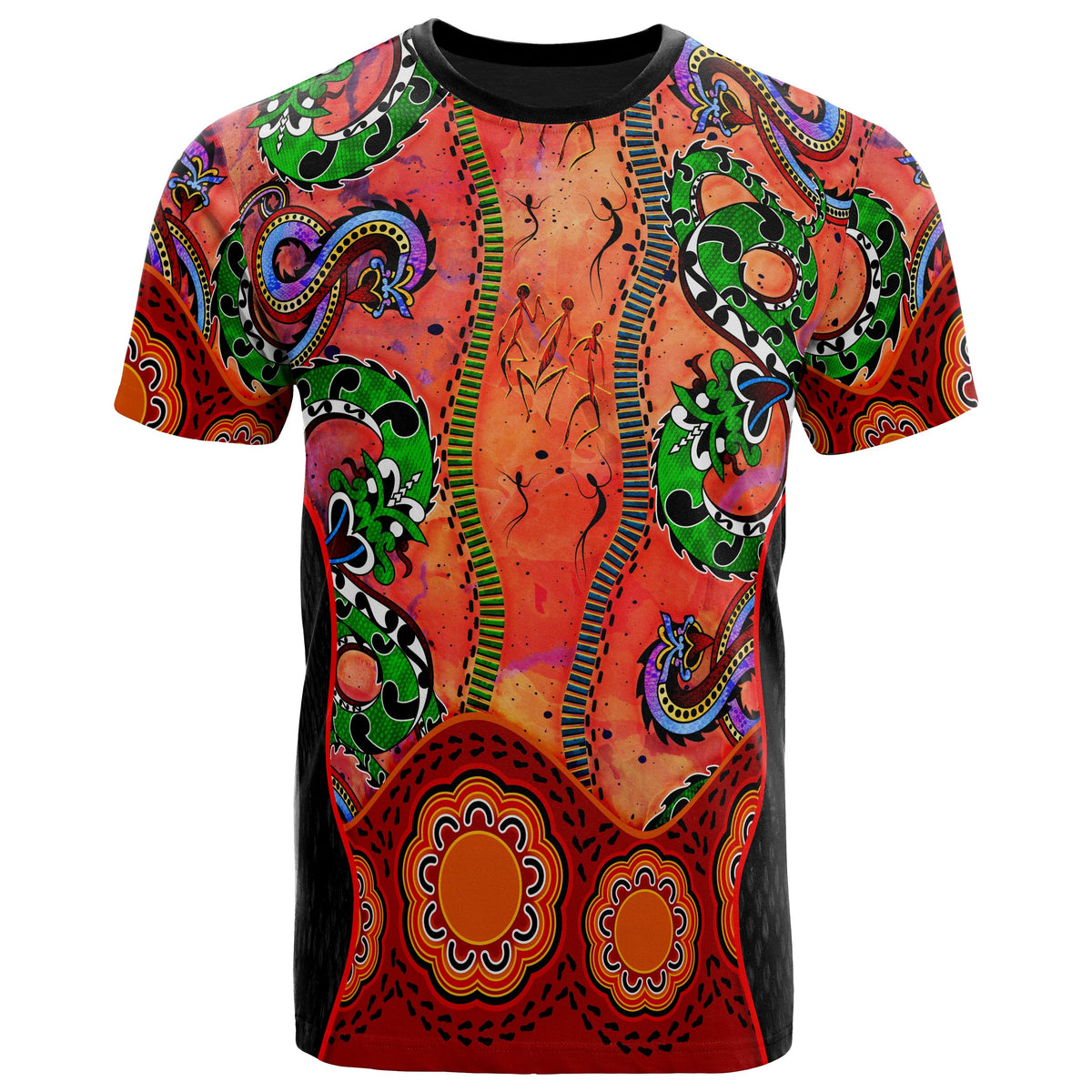 aboriginal-t-shirt-aussie-indigenous-patterns-orange