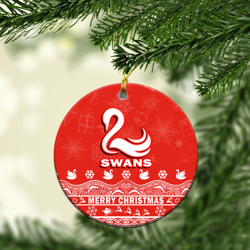 sydney-swans-unique-winter-season-christmas-ornaments-swans-merry-christmas-no1