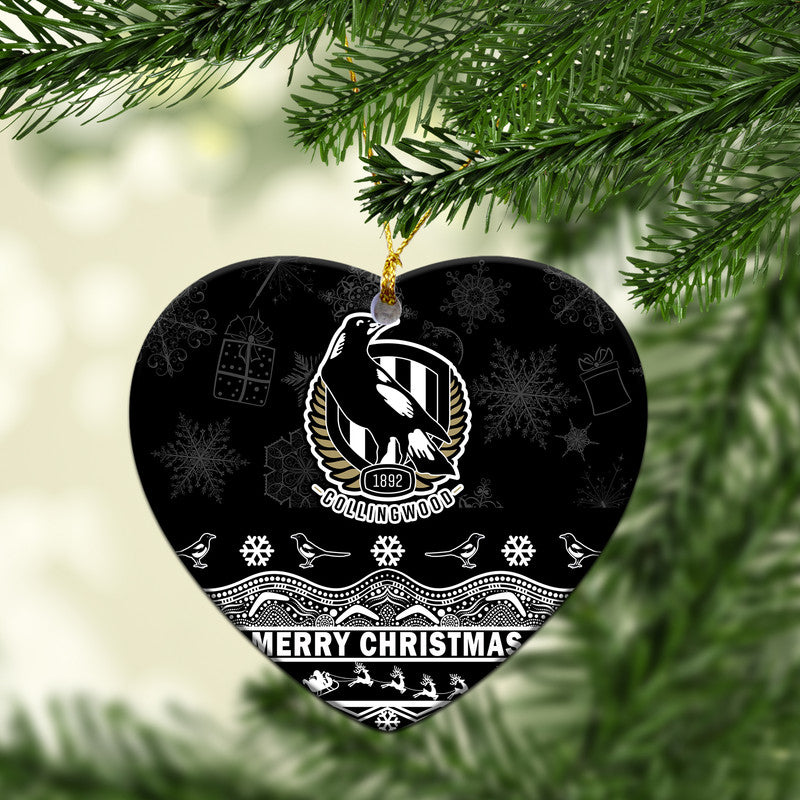 collingwood-pies-unique-winter-season-christmas-no2-ornaments-magpies-merry-christmas-no2