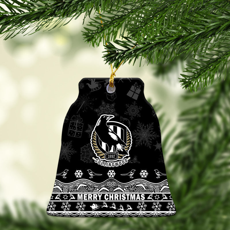collingwood-pies-unique-winter-season-christmas-no2-ornaments-magpies-merry-christmas-no2