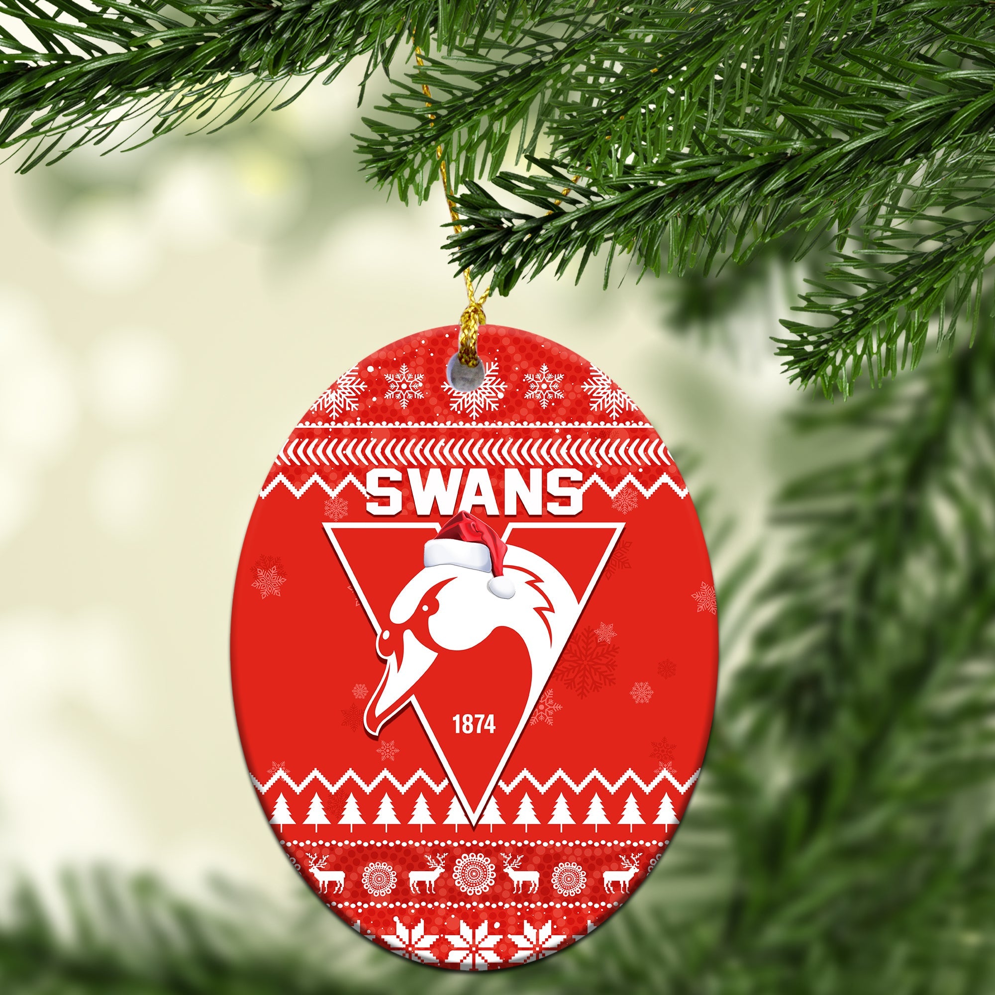 custom-personalised-swans-football-christmas-ornaments-sydney-indigenous-merry-xmas