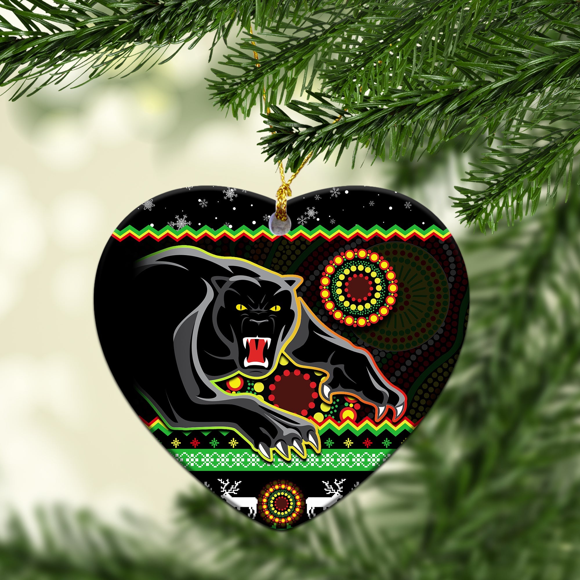 panthers-christmas-ornaments-aboriginal-pattern-penrith-black-version