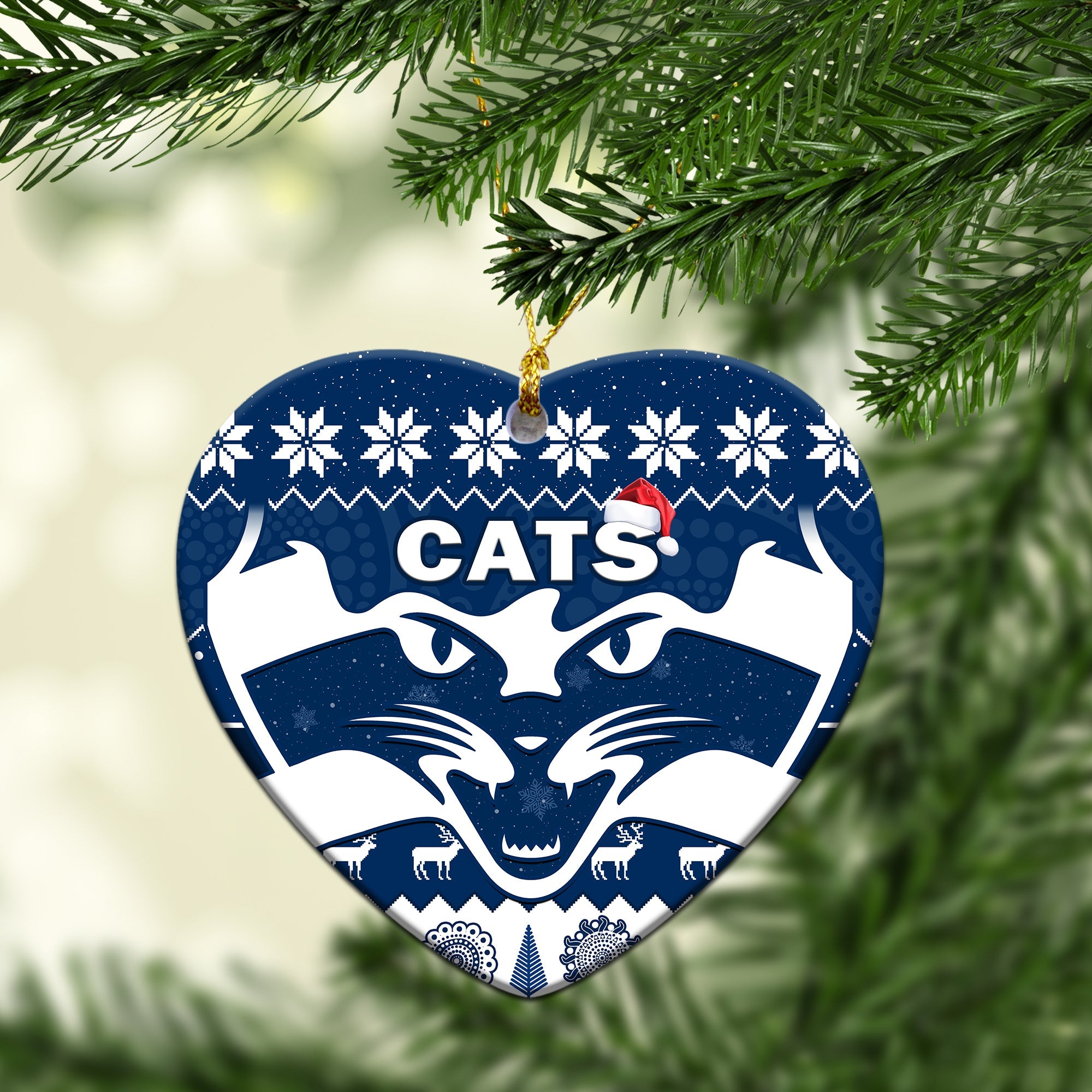 custom-personalised-cats-football-christmas-ornaments-geelong-aboriginal-painting