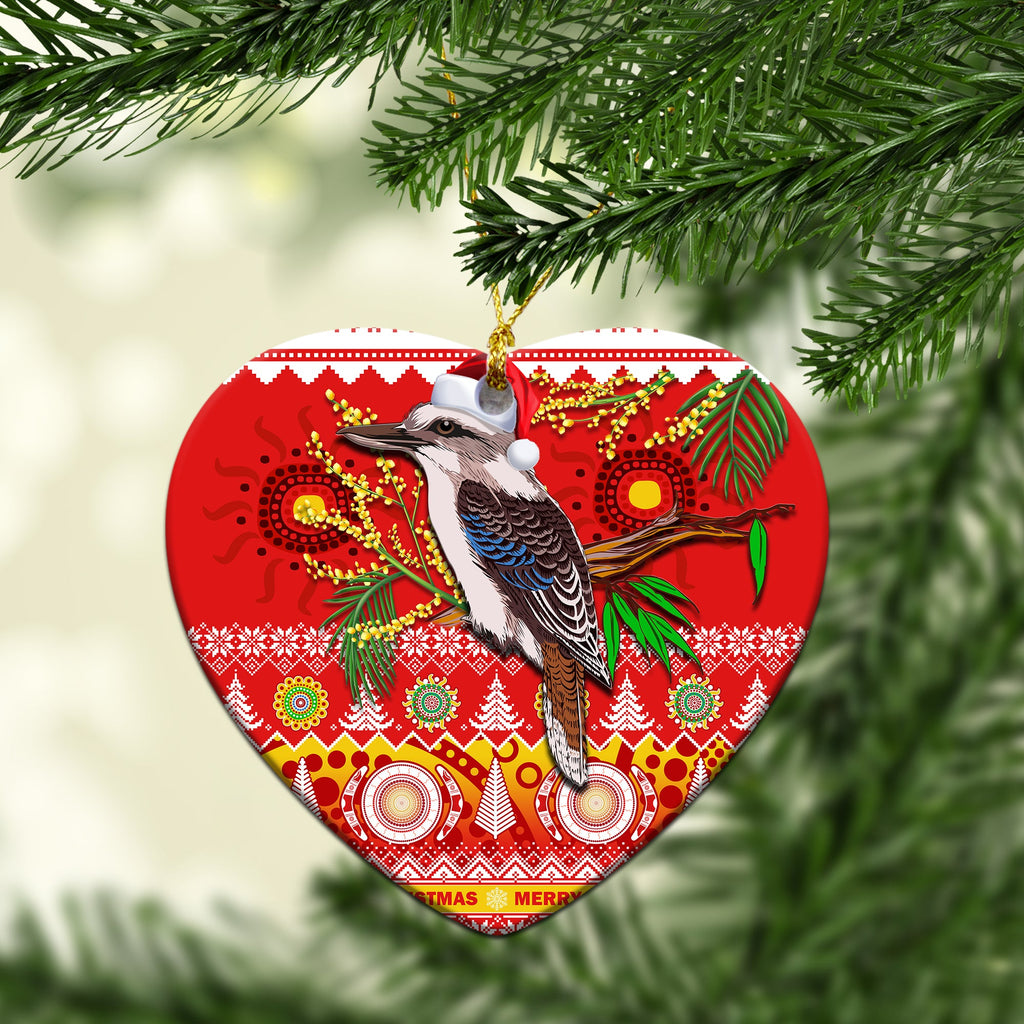 australia-chirstmas-ornaments-kookaburra-mix-golden-wattle-aboriginal-art-merry-christmas
