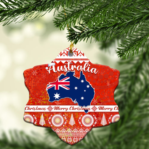custom-personalised-australia-christmas-ornaments-australian-map-aboriginal-painting-merry-christmas