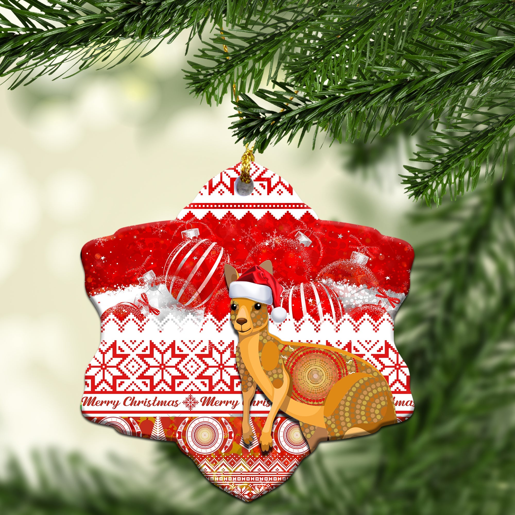 australia-christmas-ornaments-kangaroo-aboriginal-painting-merry-christmas