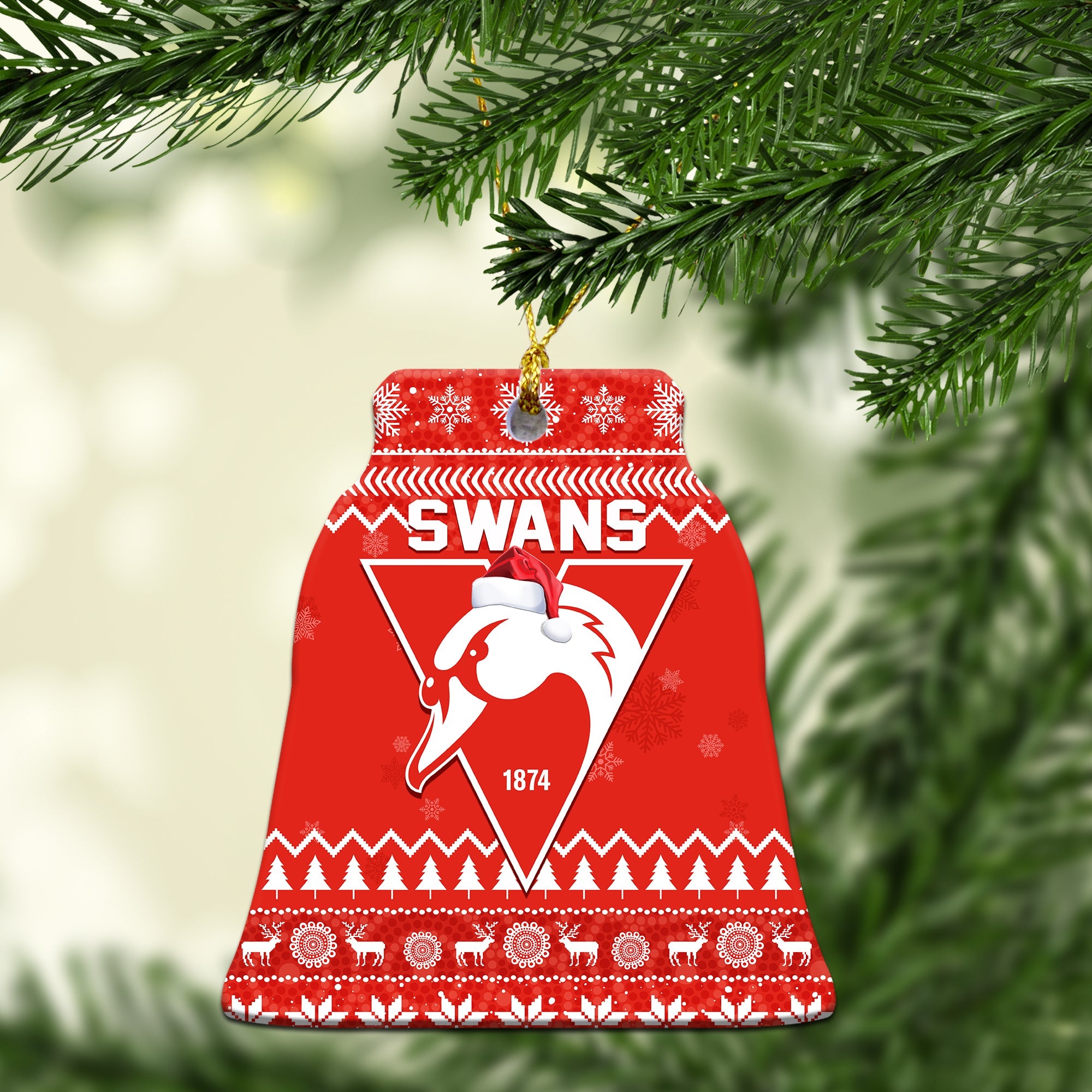custom-personalised-swans-football-christmas-ornaments-sydney-indigenous-merry-xmas