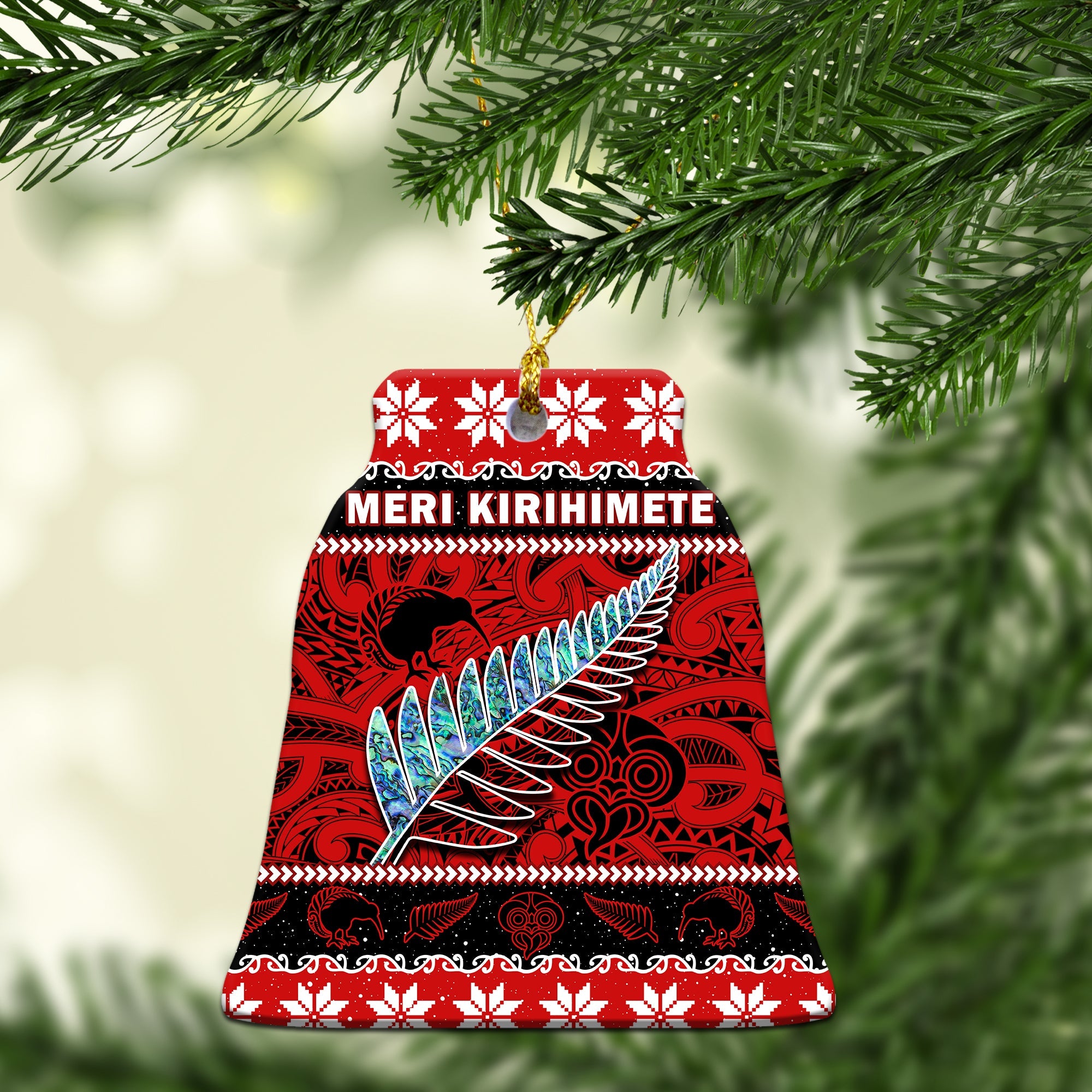 new-zealand-christmas-ornaments-paua-shell-silver-fern-meri-kirihimete