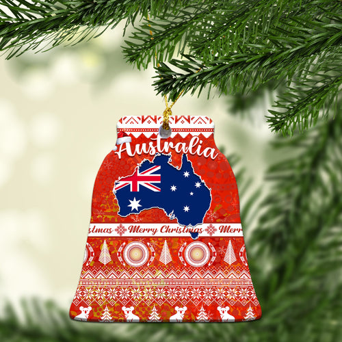custom-personalised-australia-christmas-ornaments-australian-map-aboriginal-painting-merry-christmas